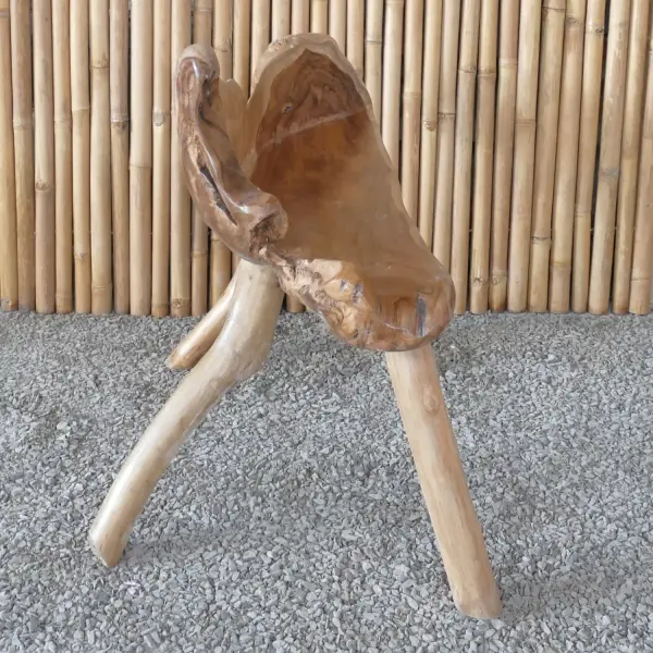 Artikelbild 8 des Artikels “Gartenbank, gefertigt aus einzigartiger Teakholz-Wurzel, ca. 115cm Länge. Die Form kann variieren. “